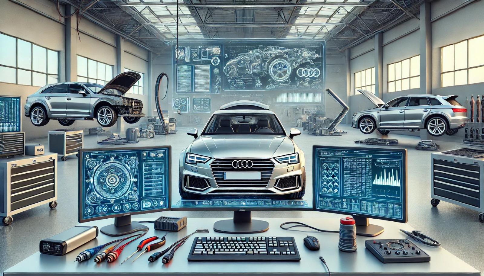 Moderní diagnostické vybavení v Audi servisu Olomouc
