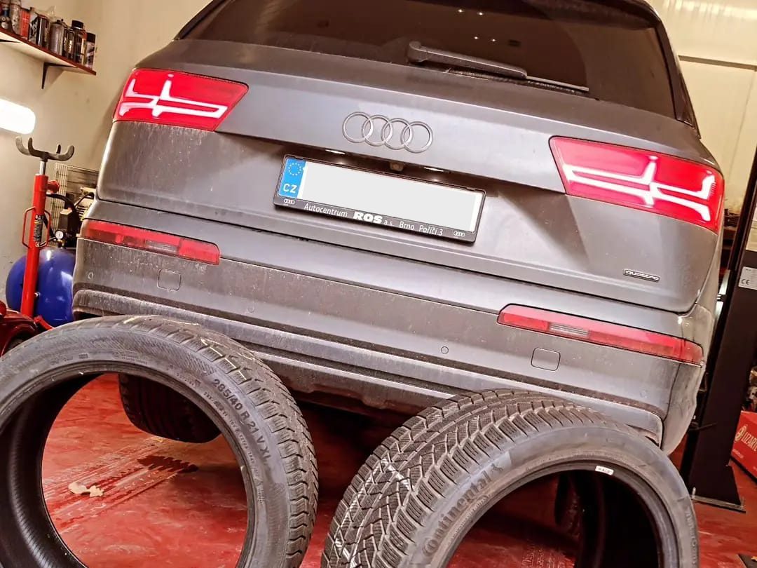 Audi po kompletním servisu v Olomouci